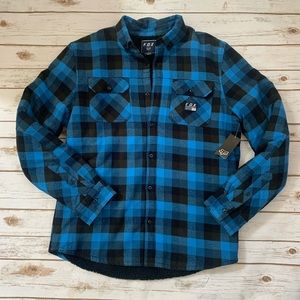 Fox Sherpa Flannel Jacket